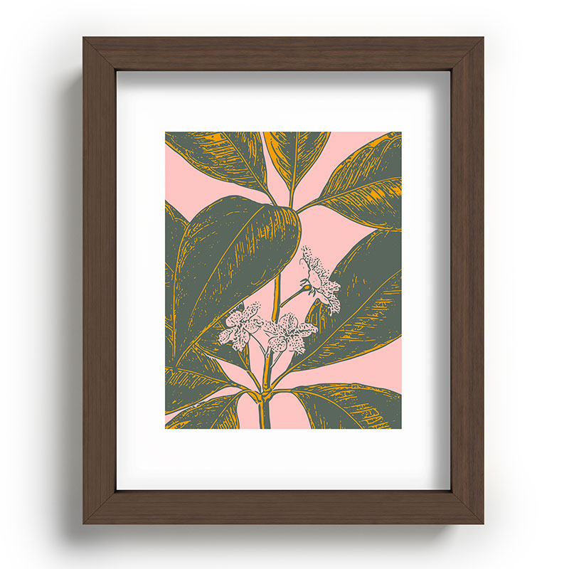 Modern Botanical Banana Leaf Framed Art Print Gallery Image 86