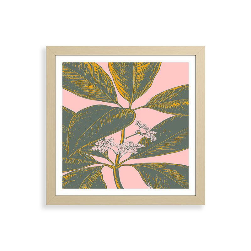 Modern Botanical Banana Leaf Framed Art Print Gallery Image 71