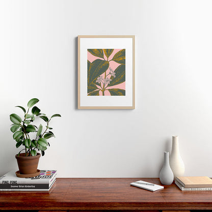 Modern Botanical Banana Leaf Framed Art Print Gallery Image 26