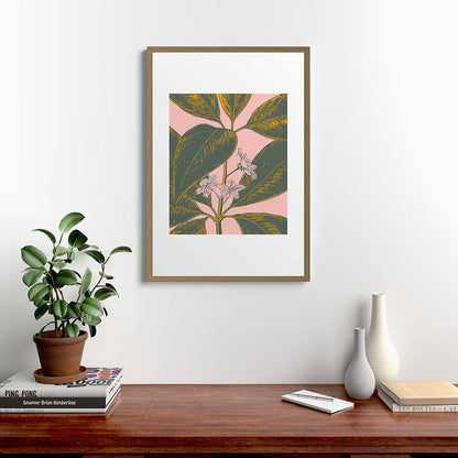 Modern Botanical Banana Leaf Framed Art Print Gallery Image 18