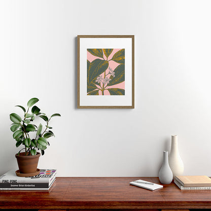 Modern Botanical Banana Leaf Framed Art Print Gallery Image 16