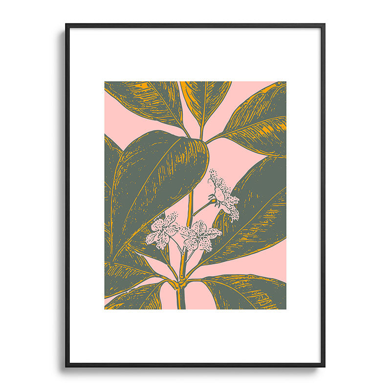 Modern Botanical Banana Leaf Framed Art Print Gallery Image 115