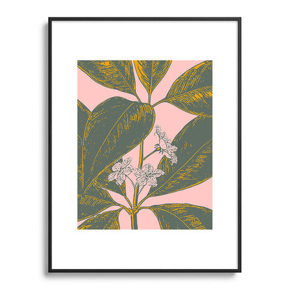 Modern Botanical Banana Leaf Framed Art Print Gallery Image 116