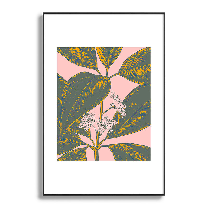 Modern Botanical Banana Leaf Framed Art Print Gallery Image 117