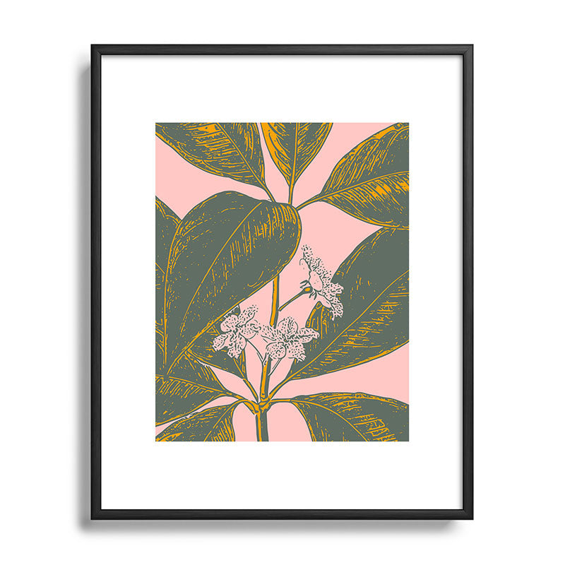 Modern Botanical Banana Leaf Framed Art Print Gallery Image 112