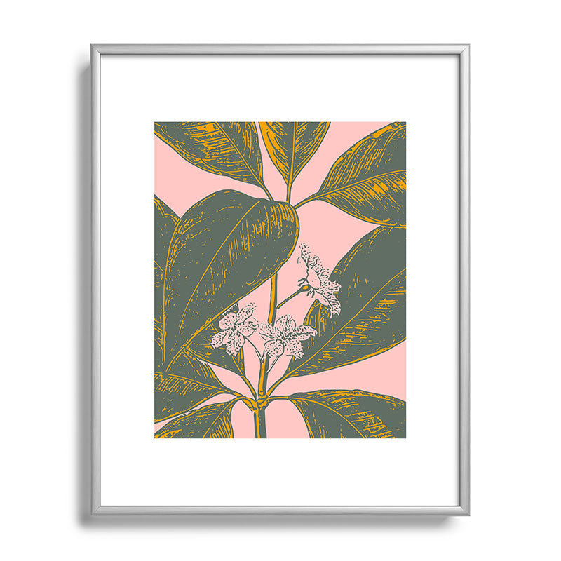 Modern Botanical Banana Leaf Framed Art Print Gallery Image 131