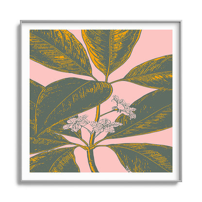 Modern Botanical Banana Leaf Framed Art Print Gallery Image 141