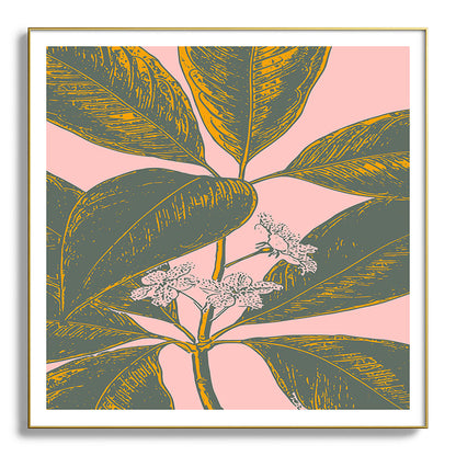 Modern Botanical Banana Leaf Framed Art Print Gallery Image 139