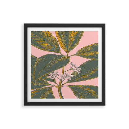 Modern Botanical Banana Leaf Framed Art Print Gallery Image 7