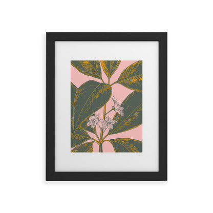 Modern Botanical Banana Leaf Framed Art Print Gallery Image 40