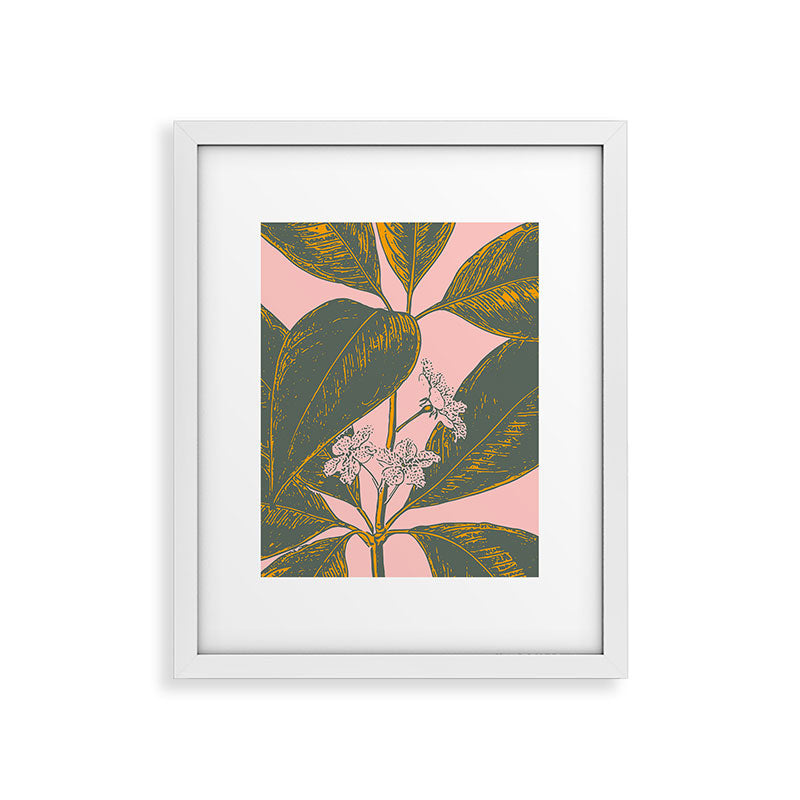 Modern Botanical Banana Leaf Framed Art Print Gallery Image 34
