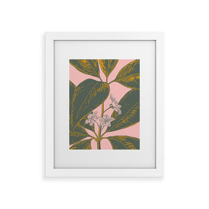 Modern Botanical Banana Leaf Framed Art Print Gallery Image 70