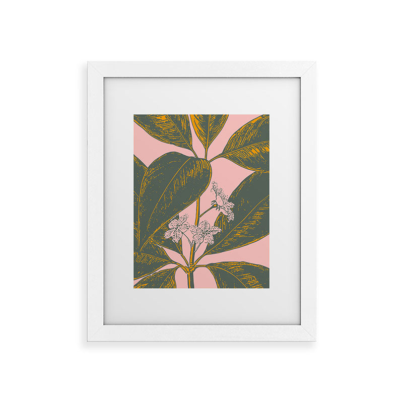 Modern Botanical Banana Leaf Framed Art Print Gallery Image 69