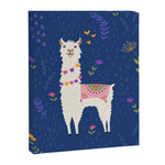 Llama on Blue Canvas Print Gallery Image 1