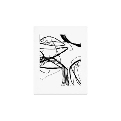 Flowing Ink Dynamics Black And White Art Print Gallery Image 3