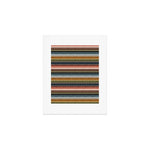 serape southwest stripe - earth tones Art Print Gallery Image 1