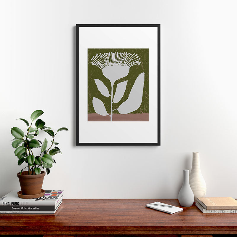Flower mask Framed Art Print Gallery Image 6