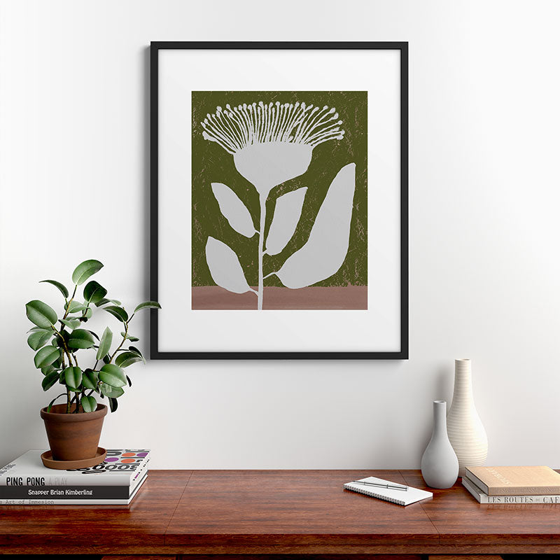Flower mask Framed Art Print Gallery Image 7