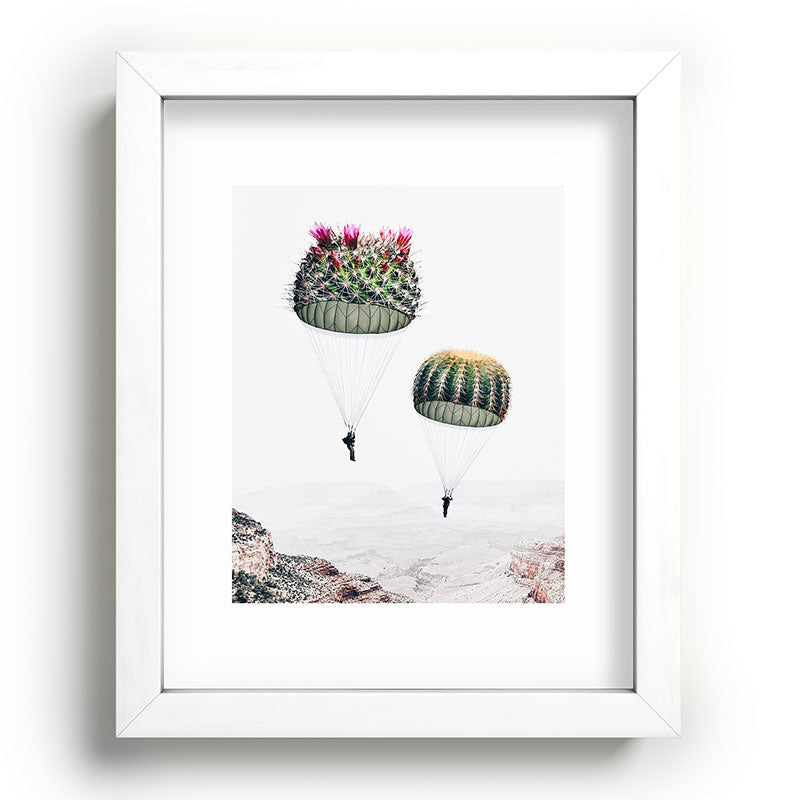 Flying Cacti Framed Art Print Gallery Image 104