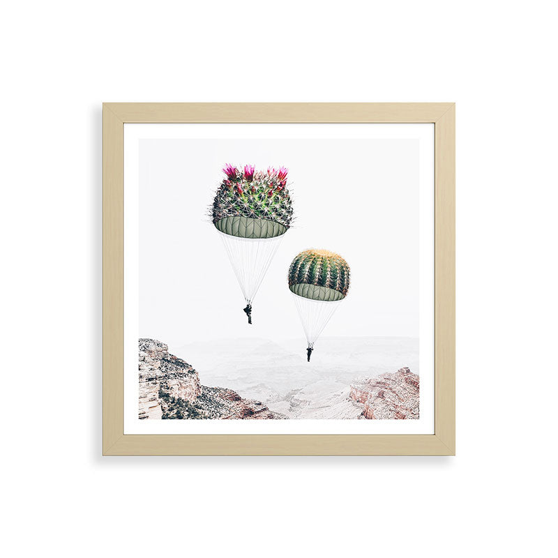 Flying Cacti Framed Art Print Gallery Image 71