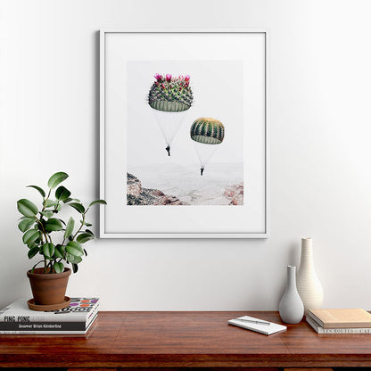 Flying Cacti Framed Art Print Gallery Image 39