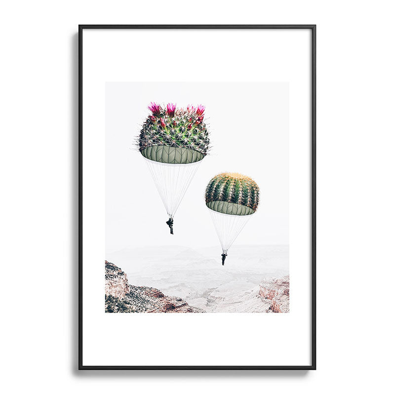 Flying Cacti Framed Art Print Gallery Image 113