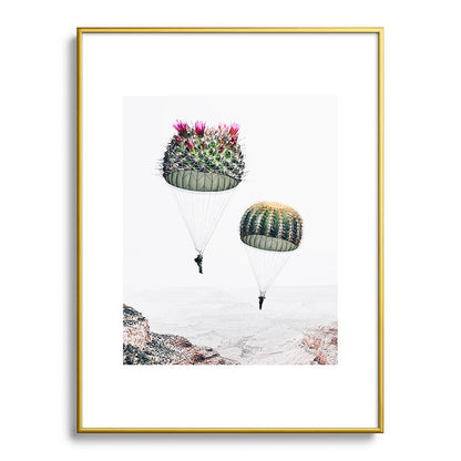 Flying Cacti Framed Art Print Gallery Image 124