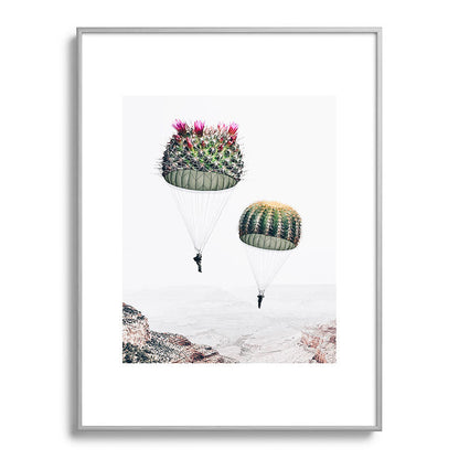 Flying Cacti Framed Art Print Gallery Image 135