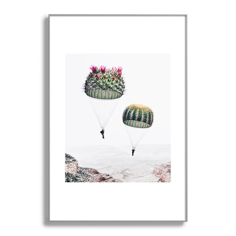 Flying Cacti Framed Art Print Gallery Image 137