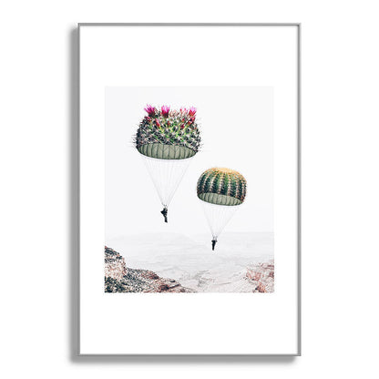 Flying Cacti Framed Art Print Gallery Image 137