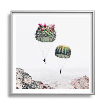Flying Cacti Framed Art Print Gallery Image 140