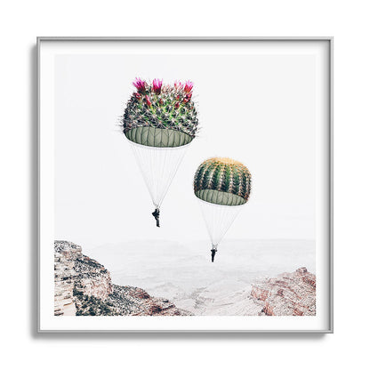 Flying Cacti Framed Art Print Gallery Image 141