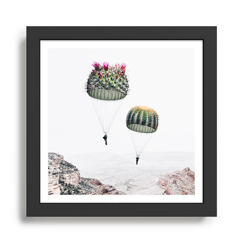 Flying Cacti Framed Art Print Gallery Image 2