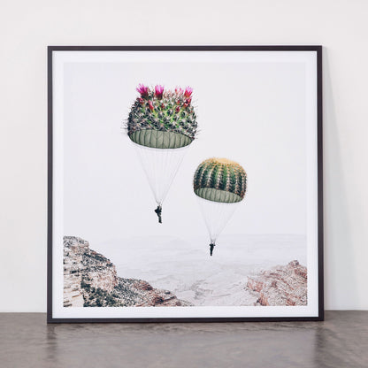 Flying Cacti Framed Art Print Gallery Image 11