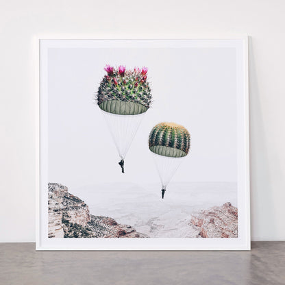 Flying Cacti Framed Art Print Gallery Image 43