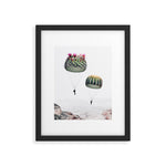 Flying Cacti Framed Art Print Gallery Image 1