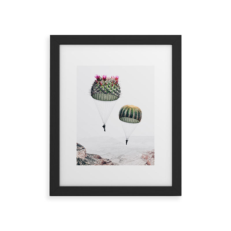 Flying Cacti Framed Art Print Gallery Image 47