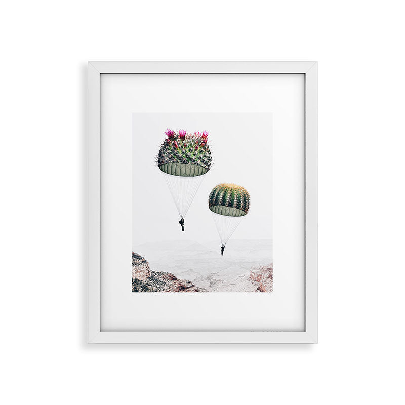 Flying Cacti Framed Art Print Gallery Image 30