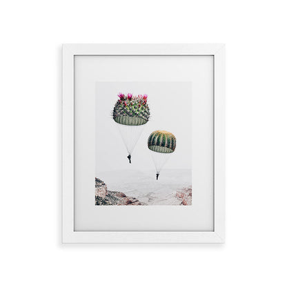 Flying Cacti Framed Art Print Gallery Image 70