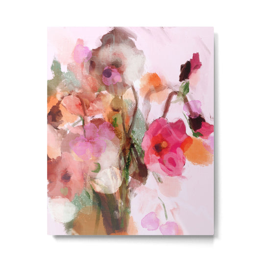 floral abstract 3 22 Metal Print Gallery Image 1