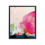 pink sky Framed Canvas Print Gallery Image 1