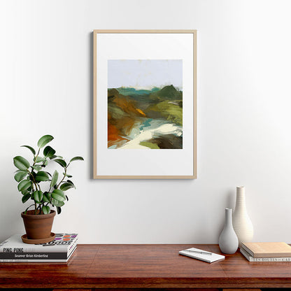 the path abstract landscape art Framed Art Print Gallery Image 28