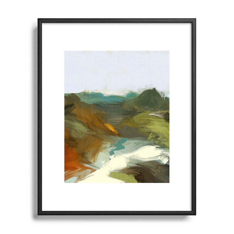 the path abstract landscape art Framed Art Print Gallery Image 112