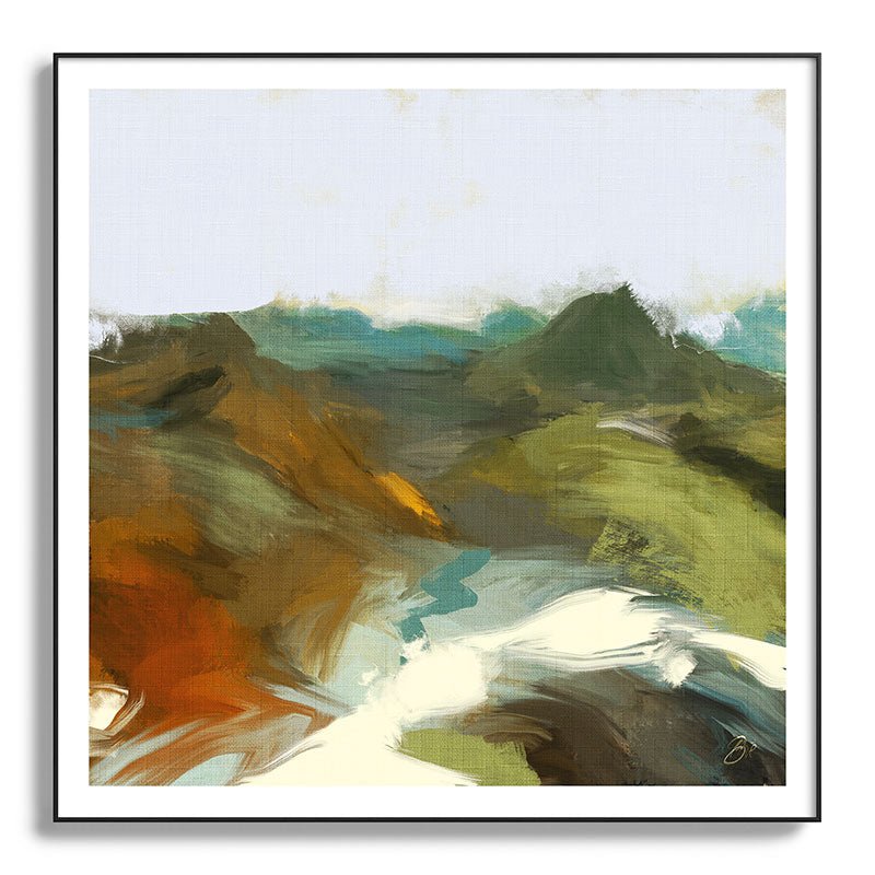 the path abstract landscape art Framed Art Print Gallery Image 130