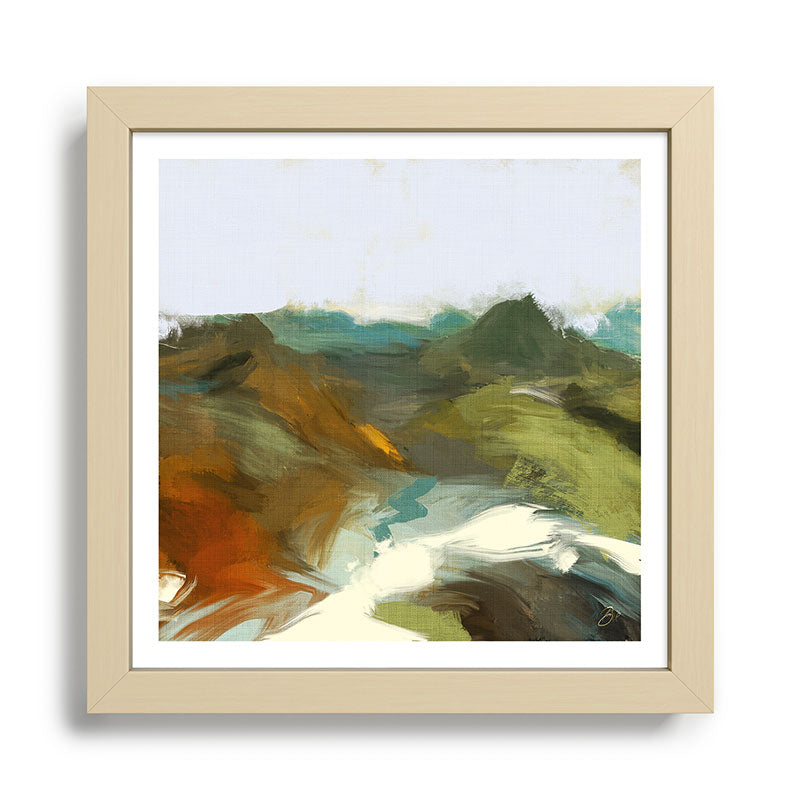 the path abstract landscape art Framed Art Print Gallery Image 24
