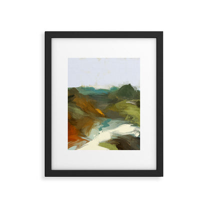 the path abstract landscape art Framed Art Print Gallery Image 5