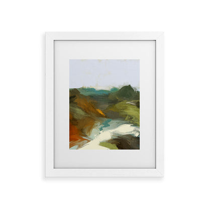 the path abstract landscape art Framed Art Print Gallery Image 75