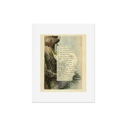 Great White Egret Divination from # An Almanac of Birds # Divinations for Uncertain Days Art Print Gallery Image 4