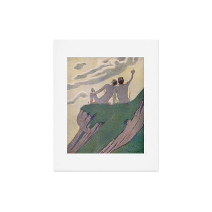 "I do not know what it is except that it is grand, and that it is happiness" (Margaret C Cook, 1913) Art Print Gallery Image 5