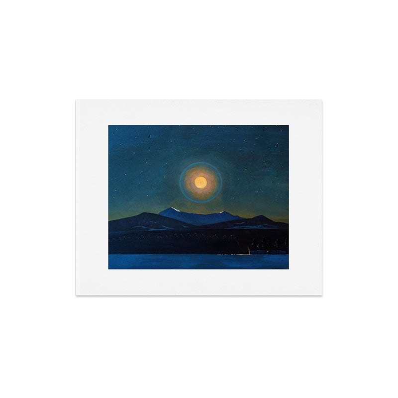 "Moonlight, Winter" by Rockwell Kent (1940) Art Print Gallery Image 5